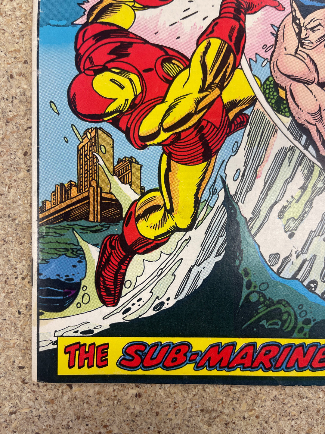 Iron Man  #54 1st Moondragon slight subscription crease
