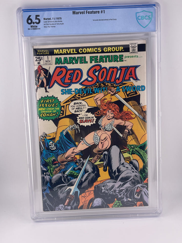 Marvel Feature Red Sonja #1, CBCS 6.5, 1st comic devoted to Red Sonja