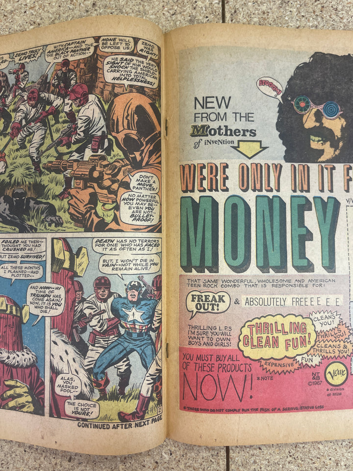 Tales of Suspense #99 Subscription Crease