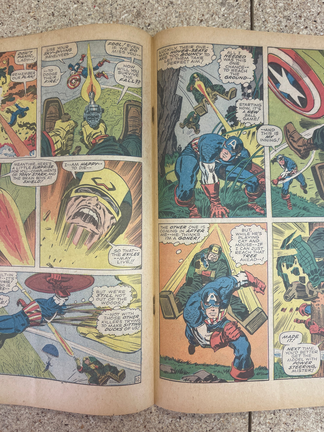 Captain America #102 Subscription Crease
