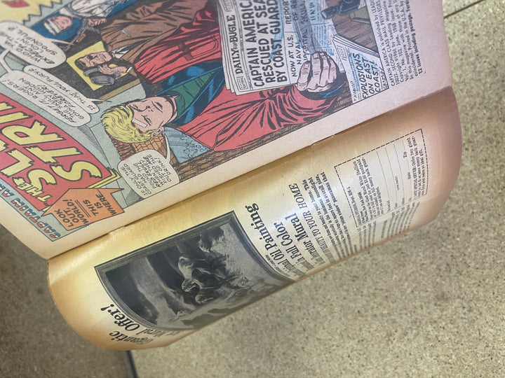 Captain America #102 Subscription Crease
