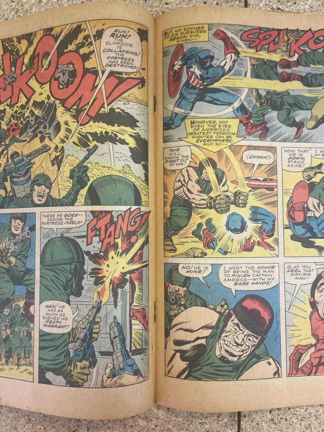 Captain America #103 Subscription Crease