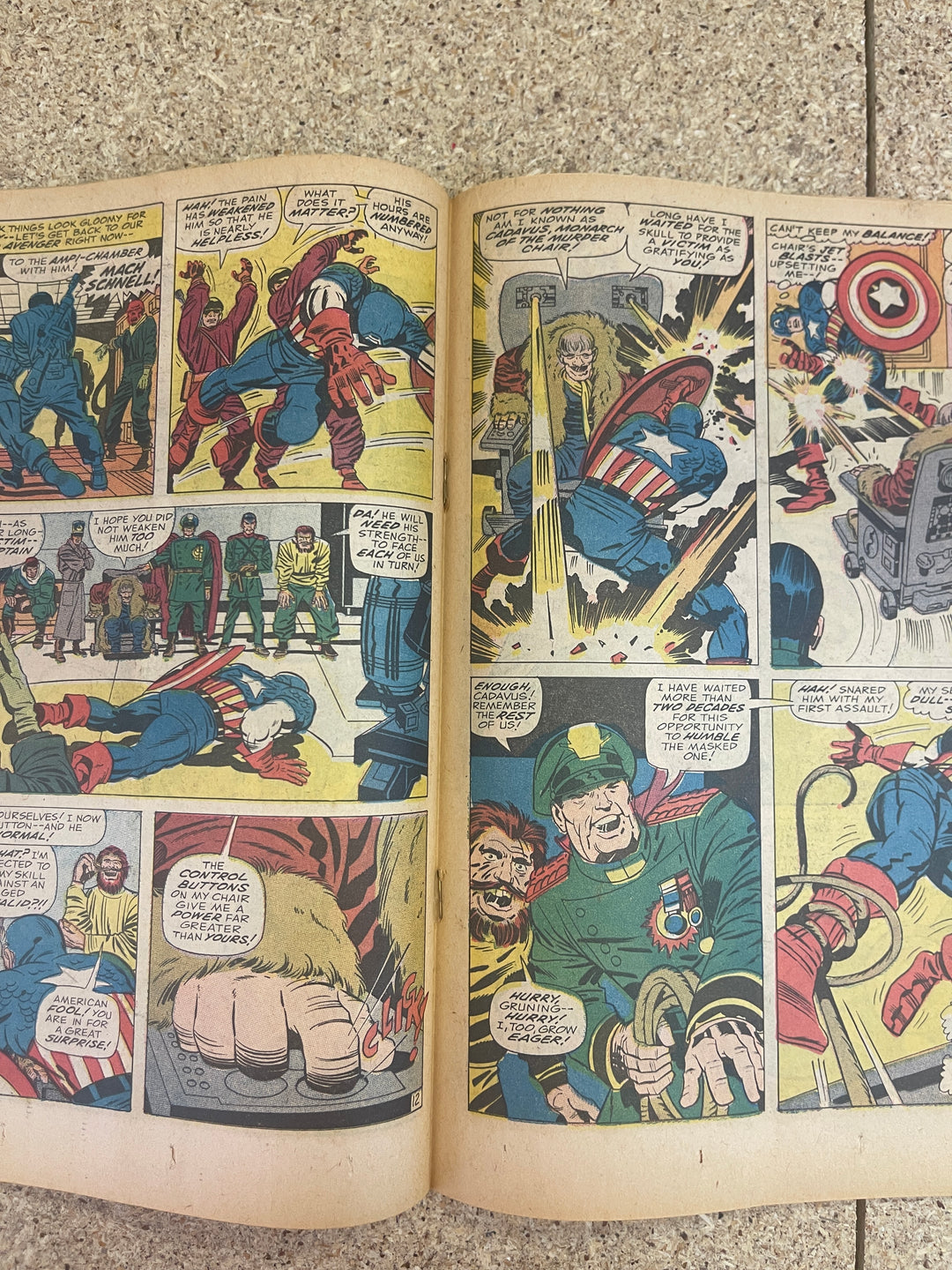 Captain America #104 Subscription Crease