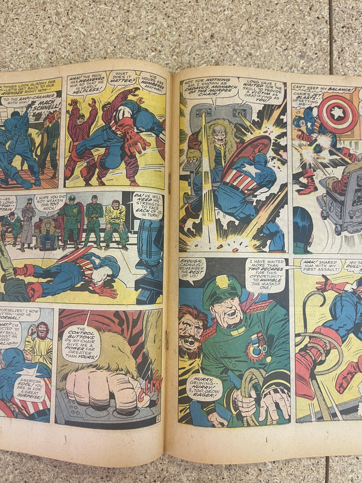 Captain America #104 Subscription Crease