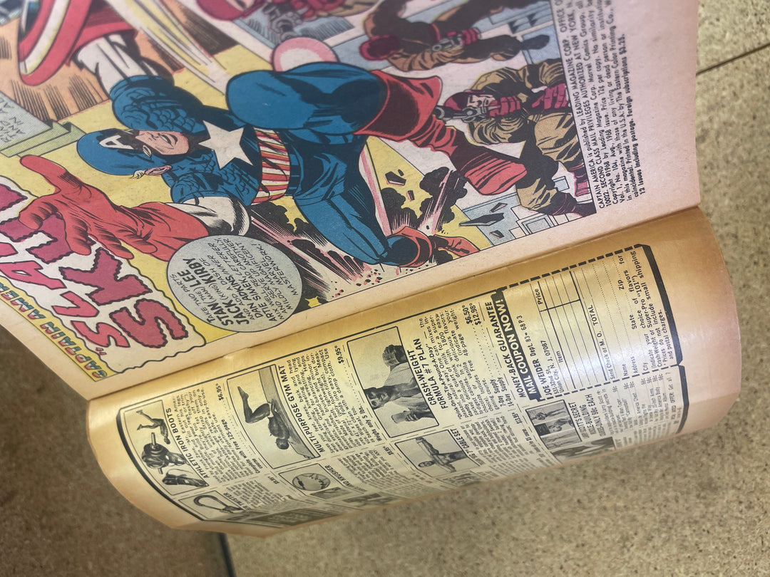 Captain America #104 Subscription Crease