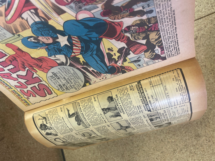 Captain America #104 Subscription Crease