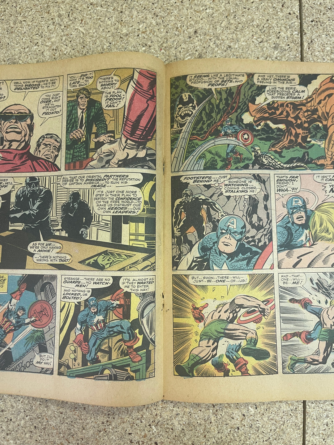 Captain America #106 Subscription Crease