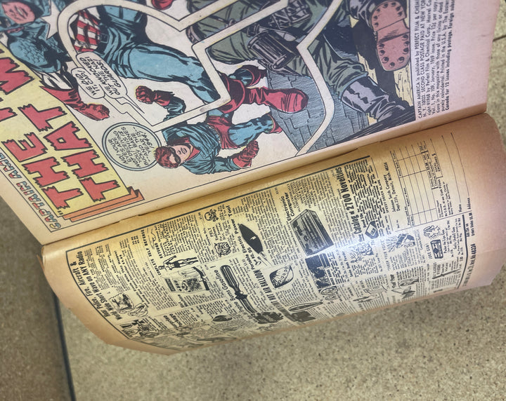 Captain America #109 Subscription Crease