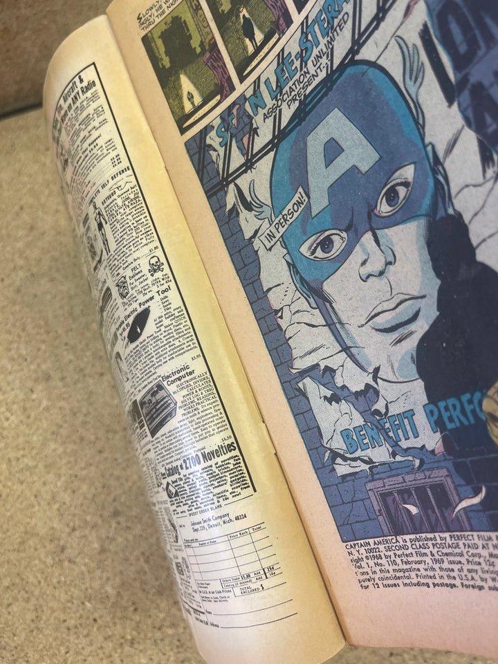 Captain America #110 Subscription Crease 1st Madame Hydra