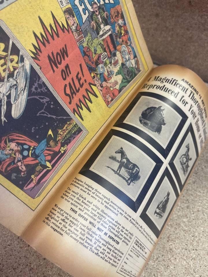 Captain America #111 Subscription Crease