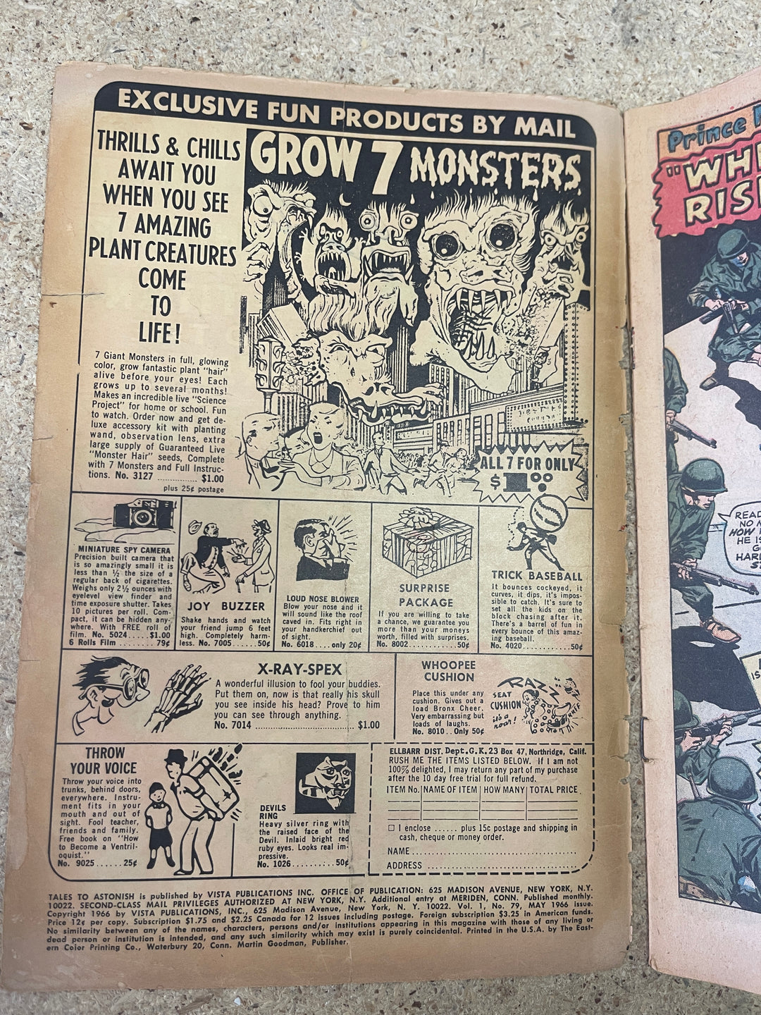 Tales to Astonish #79 Mostly Detached Cover
