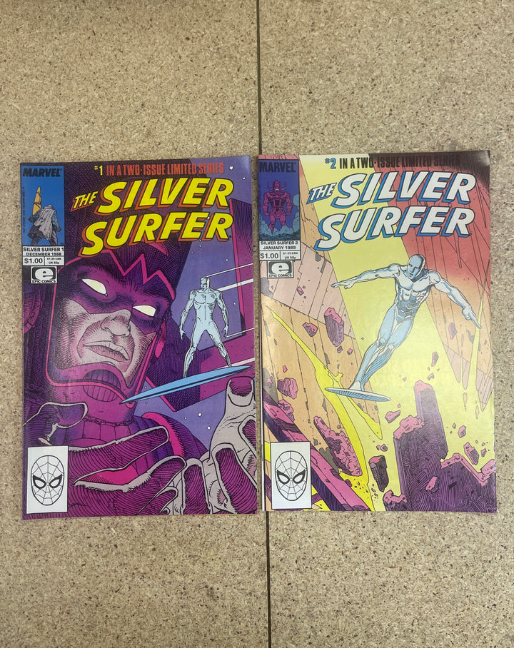 Silver Surfer #1-2 Epic Comics Moebius