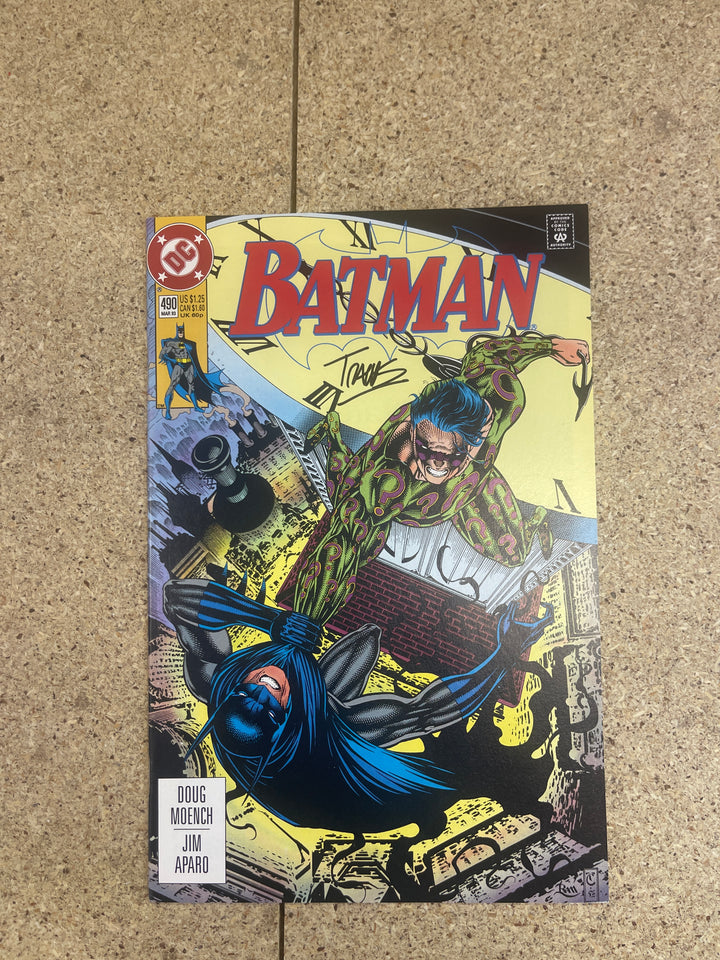 Batman  #490 Travis Cherest Signature