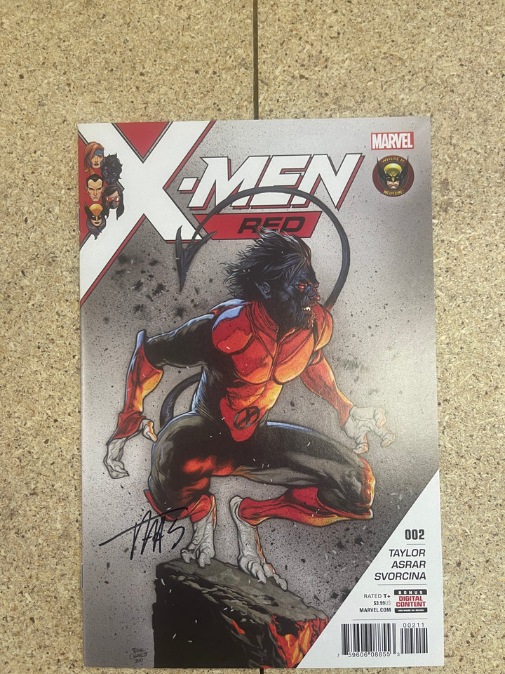 X-men Red    #2 Travis Cherest Signature
