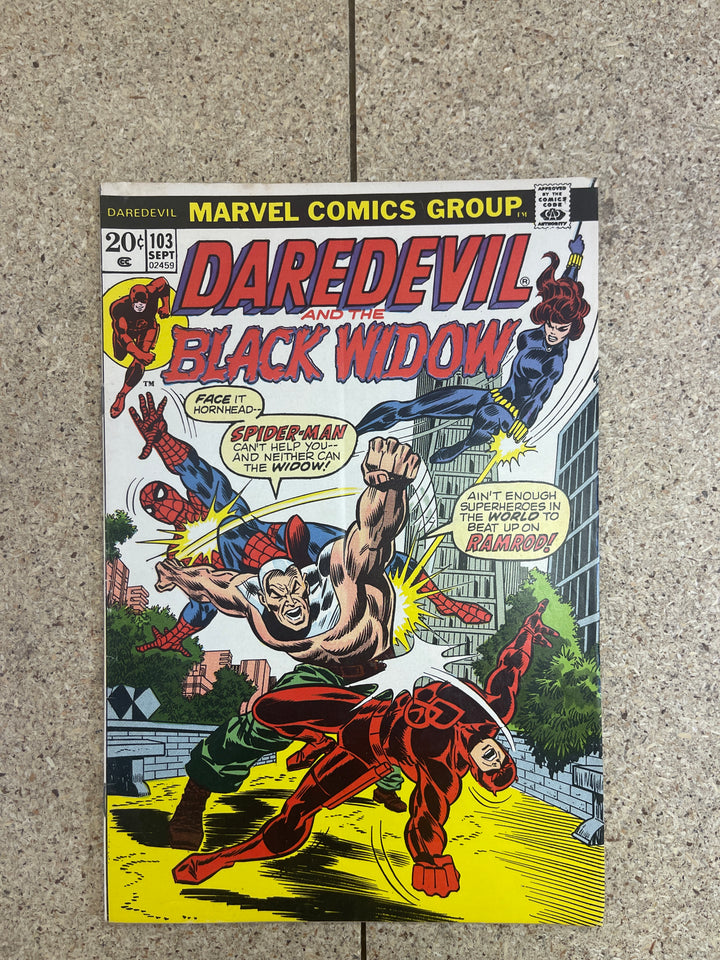 Daredevil #103 Subscription Crease