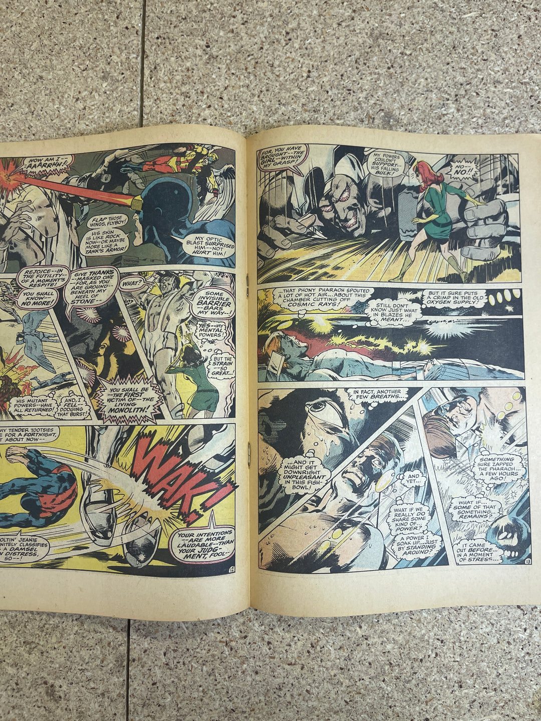 X-men  #56 1st Living Monolith