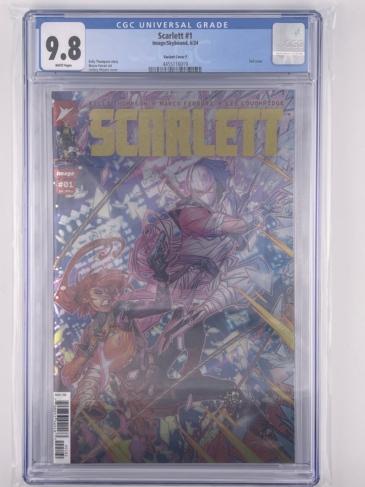 Scarlett #1 Super Rare 1:100 Meyers Foil Variant CGC 9.8