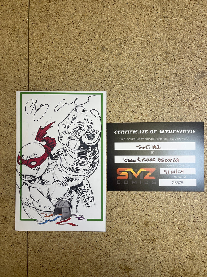 Teenage Mutant Ninja Turtles  #1 2024 SDCC SMZ Escorza Brothers Sketch and Signature