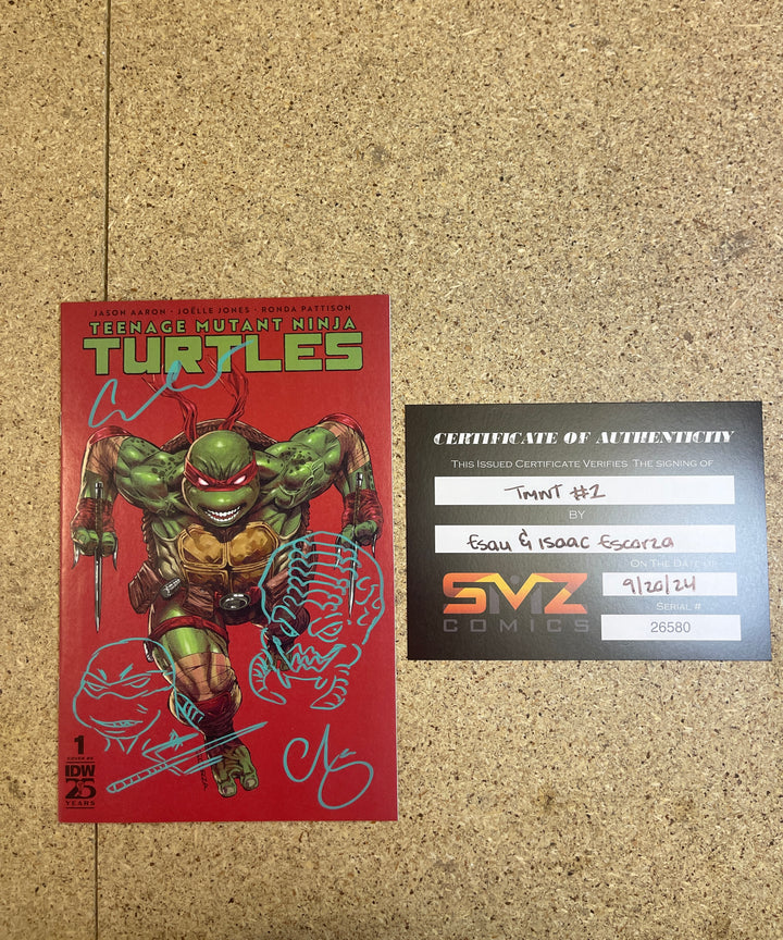Teenage Mutant Ninja Turtles  #1 2024 SDCC SMZ Escorza Brothers Signature Raphael