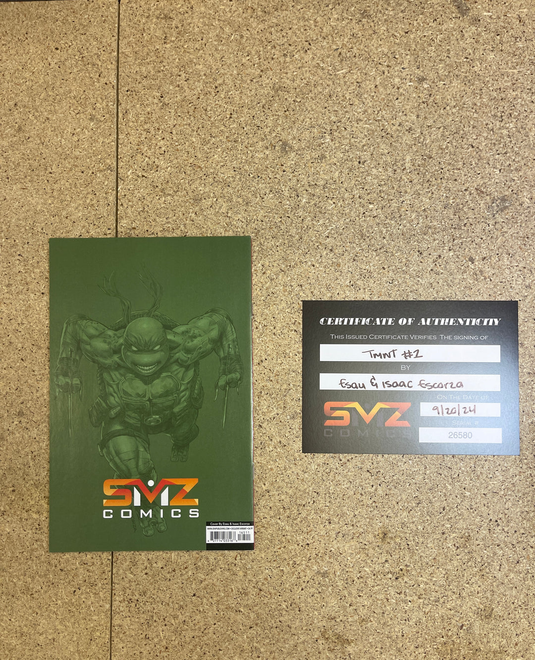 Teenage Mutant Ninja Turtles  #1 2024 SDCC SMZ Escorza Brothers Signature Raphael