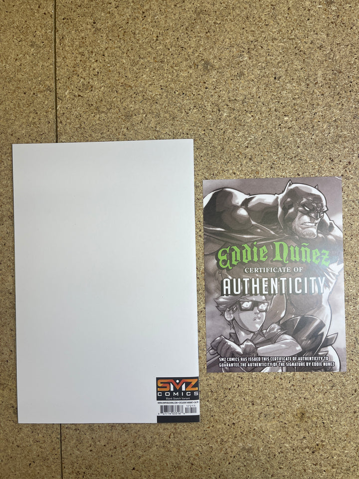 Teenage Mutant Ninja Turtles  #1 Blank Sketch Drawning Signatue Eddie Nunez