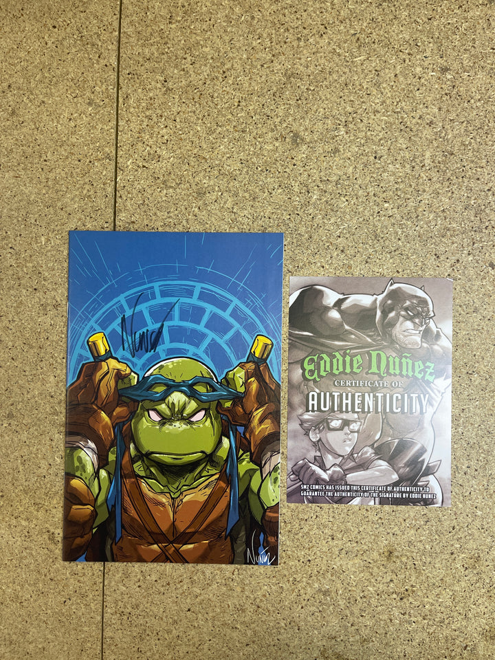 Teenage Mutant Ninja Turtles  #1 2024 SDCC SMZ Leonardo Virgin Signature Eddie Nunez