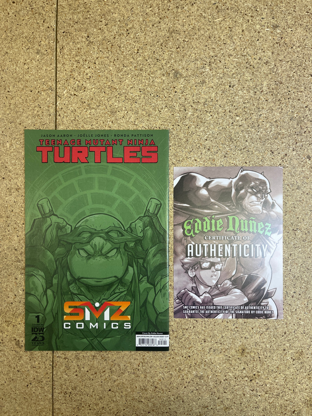 Teenage Mutant Ninja Turtles  #1 2024 SDCC SMZ Leonardo Virgin Signature Eddie Nunez