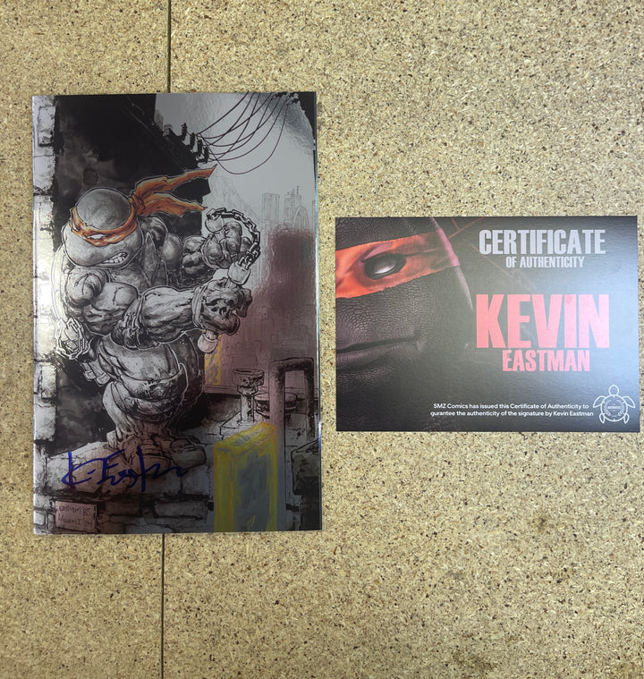 Teenage Mutant Ninja Turtles  #2 Kevin Eastman SMZ Virgin Foil Eastman Sig