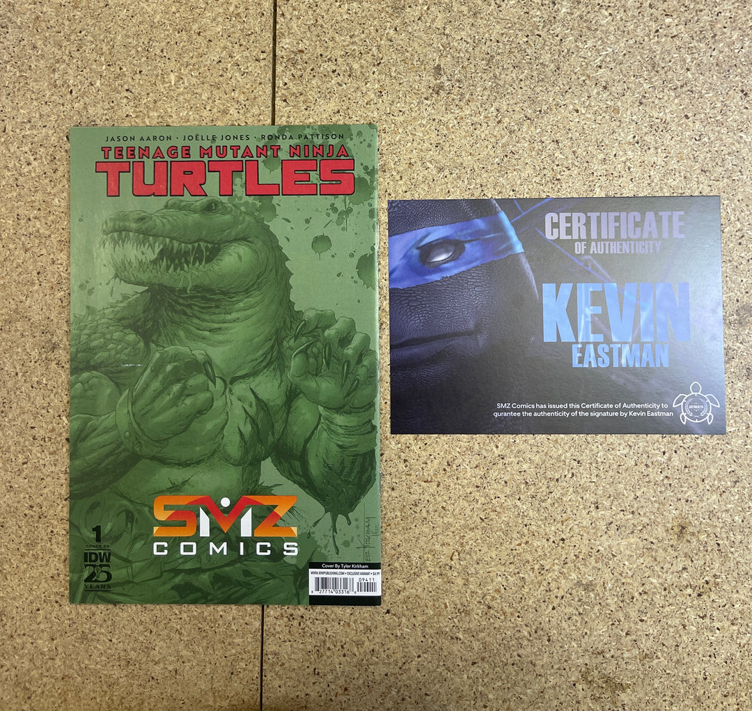Teenage Mutant Ninja Turtles  #1 Kirkham 2024 SDCC SMZ Virgin Eastman Sig