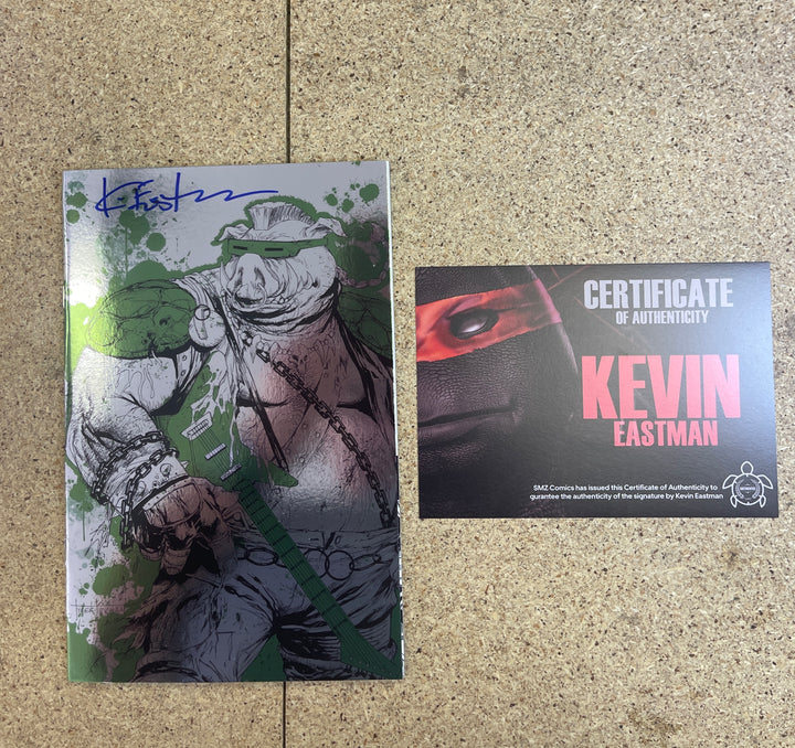 Teenage Mutant Ninja Turtles Black White & Green #1 Kirkham SMZ Eastman Signature