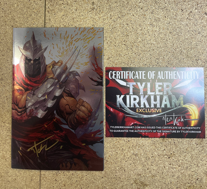 Teenage Mutant Ninja Turtles  #1 Kirkham 2024 C2E2 SMZ Shredder Eastman Signature