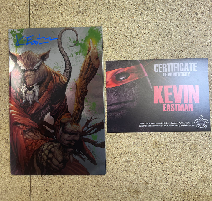 Teenage Mutant Ninja Turtles  #1 Kirkham 2024 C2E2 SMZ Splinter Eastman Signature