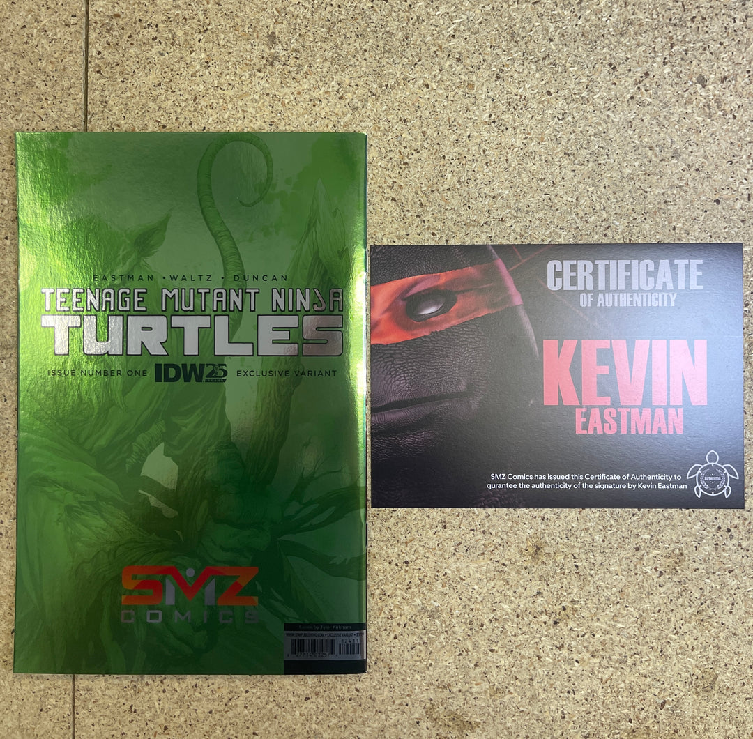 Teenage Mutant Ninja Turtles  #1 Kirkham 2024 C2E2 SMZ Splinter Eastman Signature