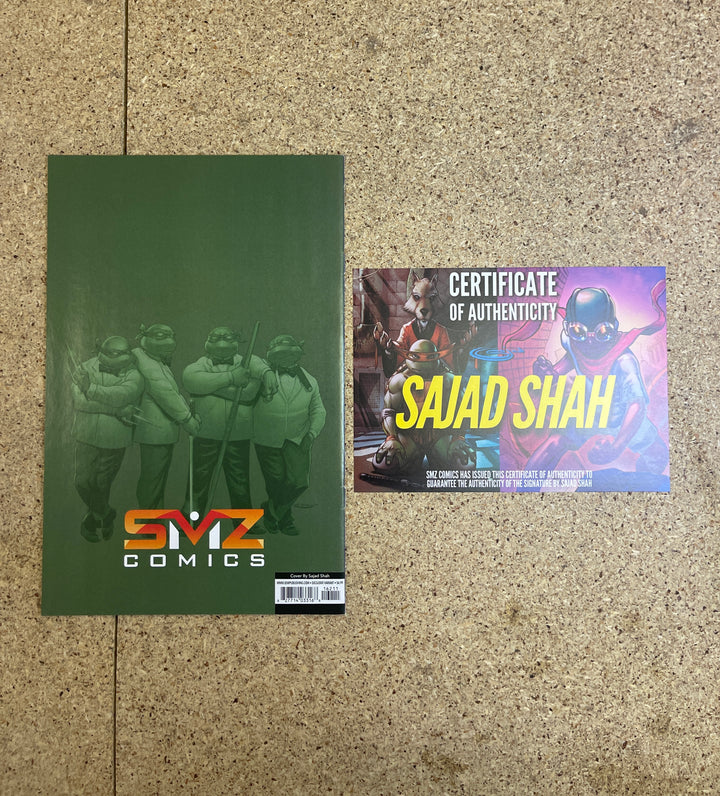 Teenage Mutant Ninja Turtles  #1 Sajad Shah 2024 SDCC SMZ Signature Blue