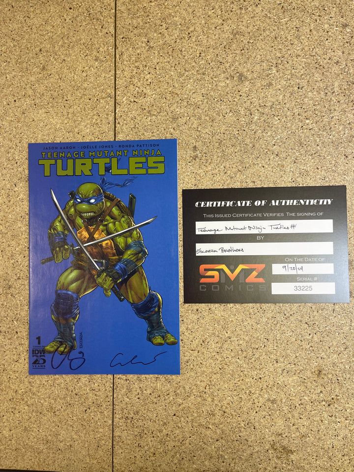 Teenage Mutant Ninja Turtles  #1 Escorza Brothers 2024 SDCC SMZ Leonardo Signature