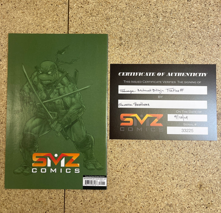 Teenage Mutant Ninja Turtles  #1 Escorza Brothers 2024 SDCC SMZ Leonardo Signature