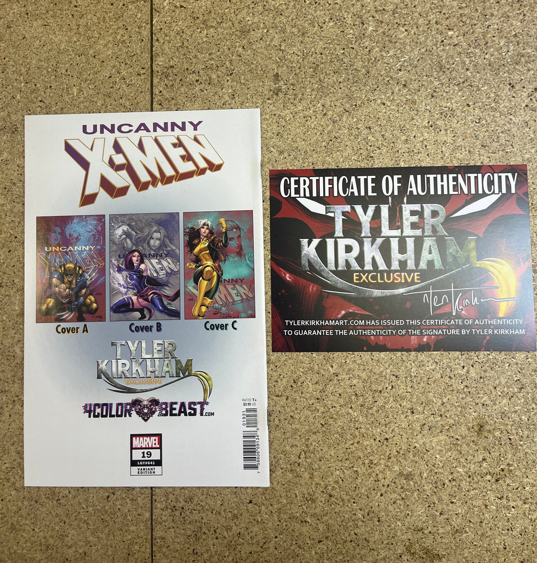 Uncanny X-men  #19 Tyler Kirkham Signature