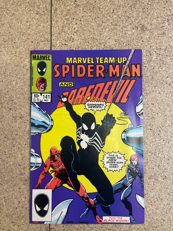 Marvel Team Up #141 Black Suit