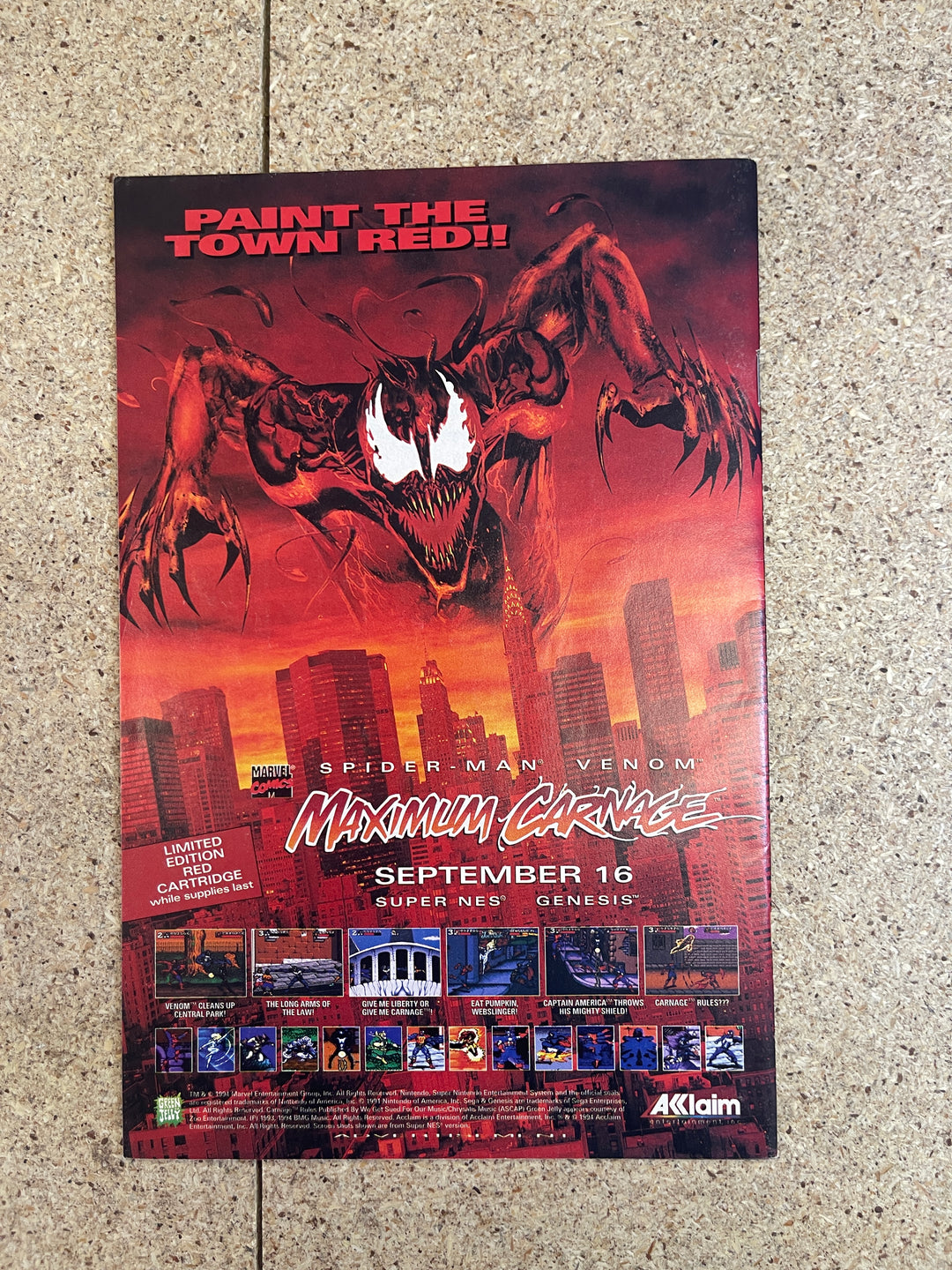 Web of Spiderman  #118 1st Scarlet Spider All Inserts