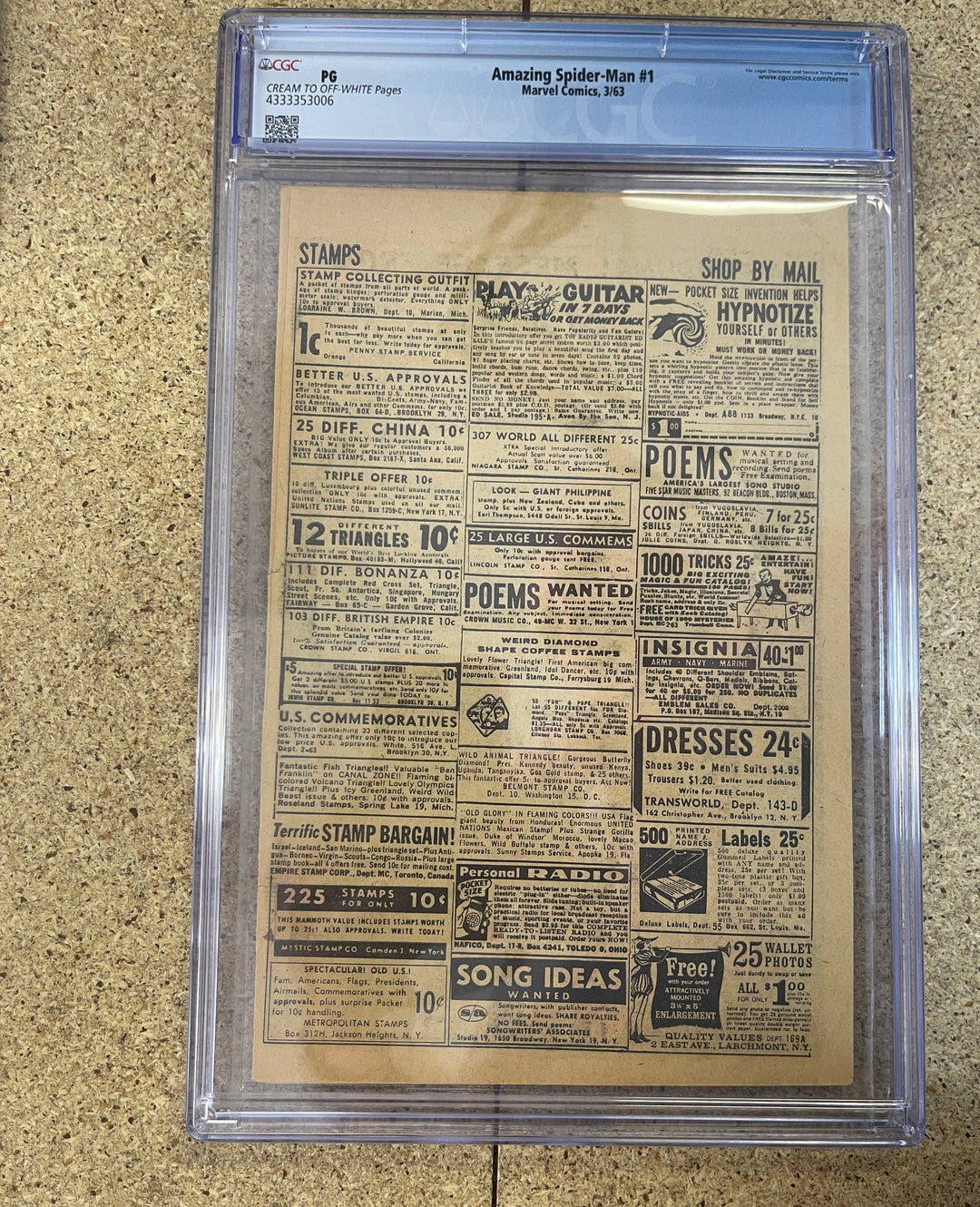Amazing Spiderman #1 CGC PG 19