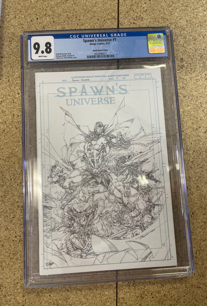 Spawn Universe #1 Booth Sketch Cover
