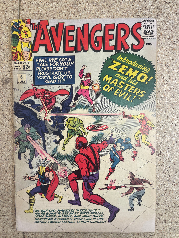 Avengers #6 1st Baron Zemo