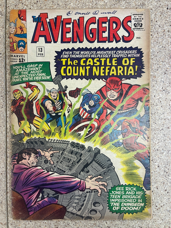 Avengers #13 1st Count Nefaria