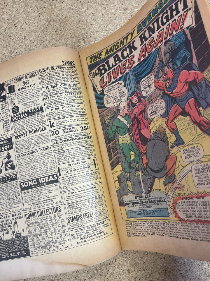Avengers #48 1st Black Knight