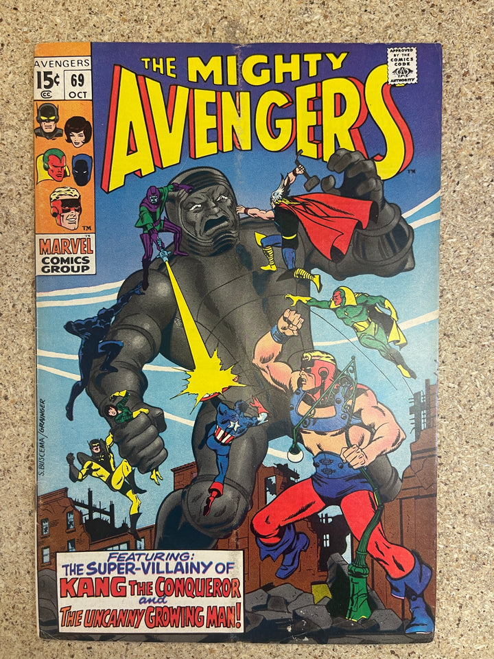 Avengers #69 1st Grandmaster 1st Squadron Sinister