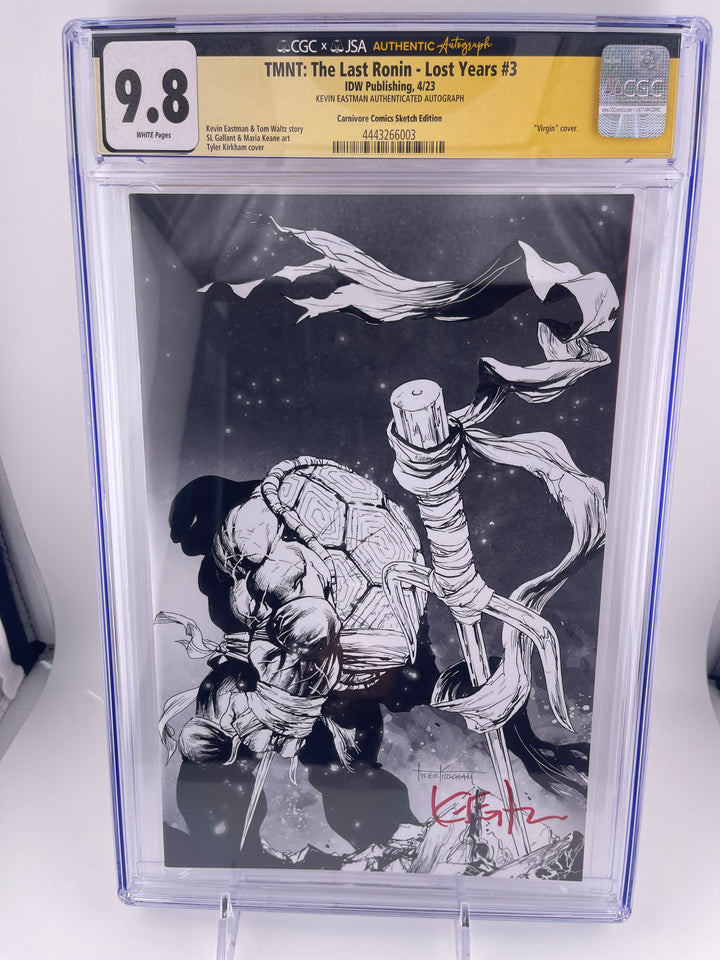 TNMT The Last Ronin Lost Years #3 CGC 9.8 Signed by Kevin Eastman