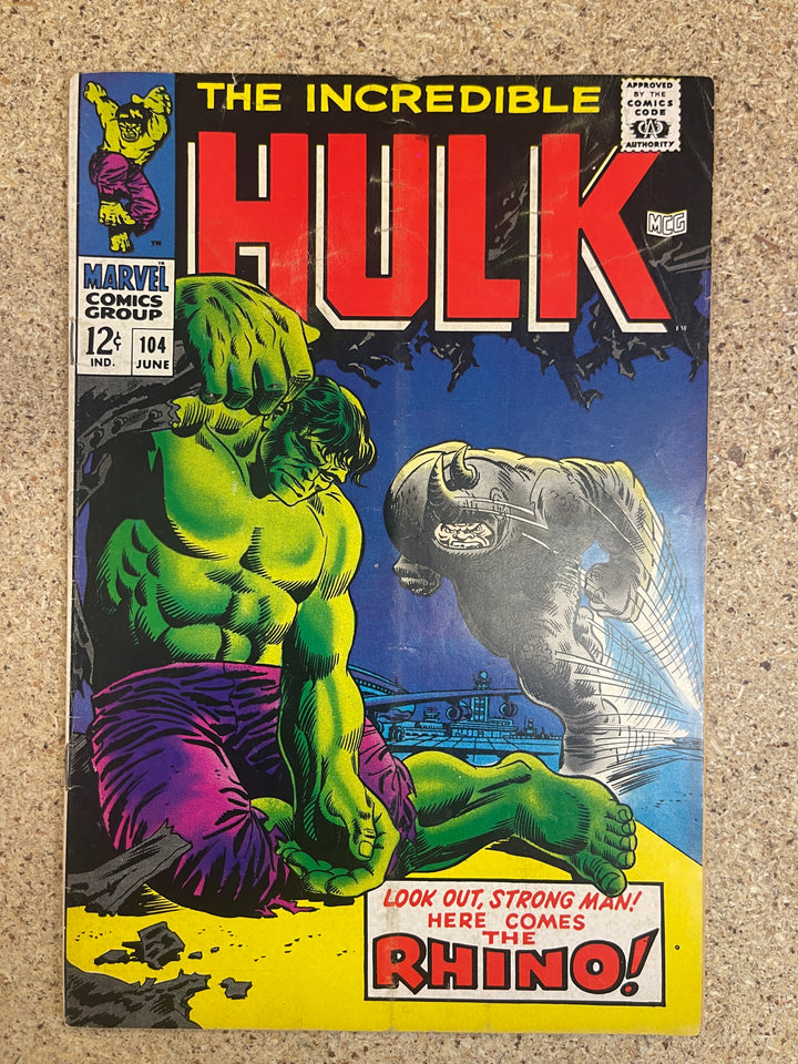 Incredible Hulk #104 Rhino