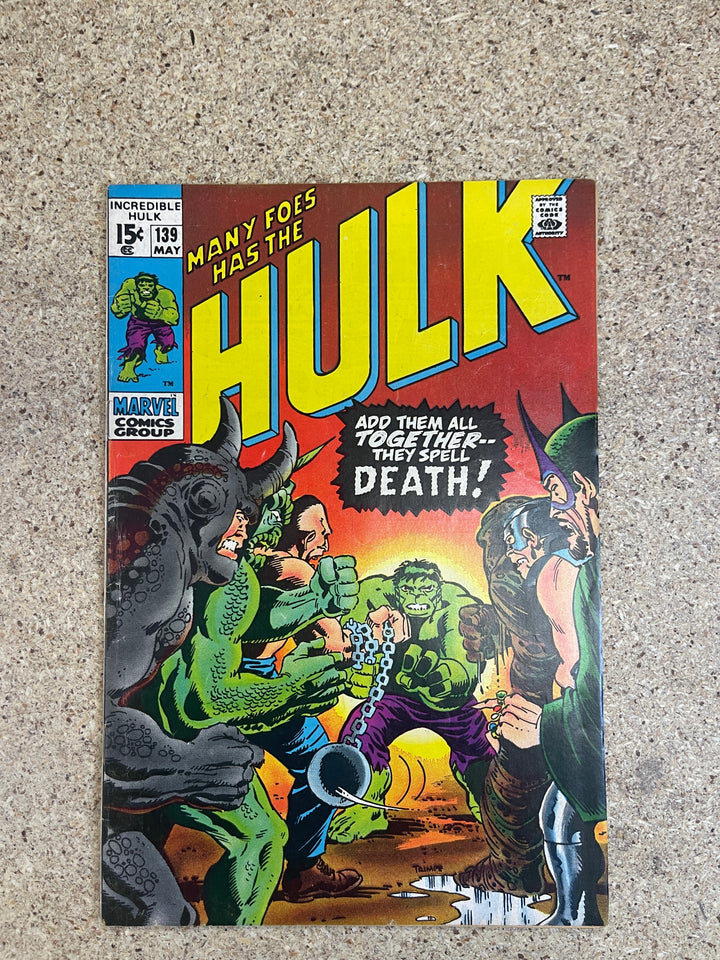 Incredible Hulk #139