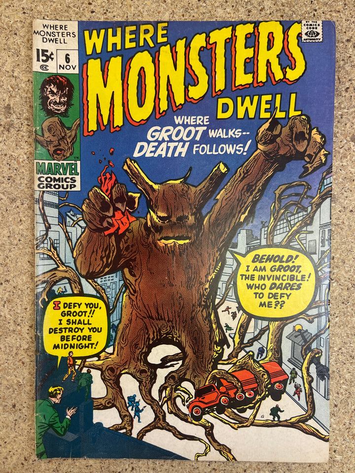Where Monsters Dwell #6 Reprint of 1st Groot