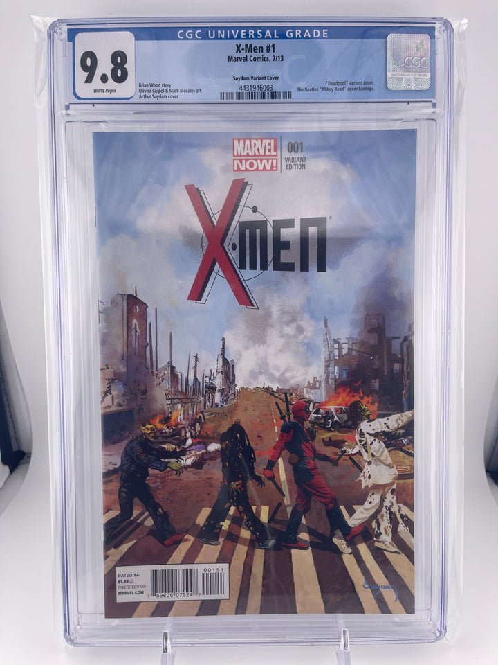 X-Men  #1 Deadpool Variant Beatles Abby Road cover Homage CGC 9.8